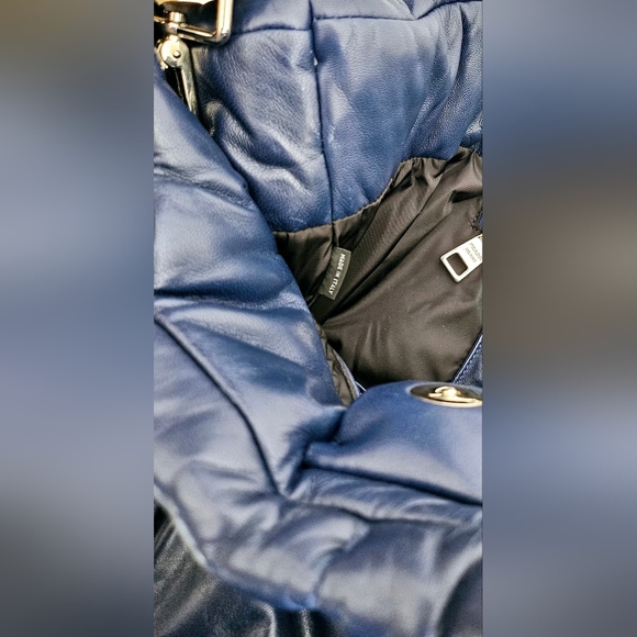 Prada Navy Blue Genuine Leather 3-way Bag - Picture 6 of 15